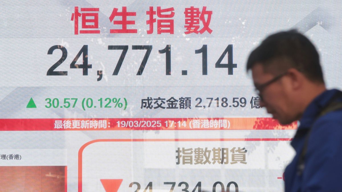 港股連升四日！恒生指數上試25,000點！小米股價挑戰60元樓上