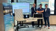 雅弦科技有限公司首席技術官兼創始人司徒健南博士，首席執行官袁沛致，銷售主管Tony Lam。（左至右）