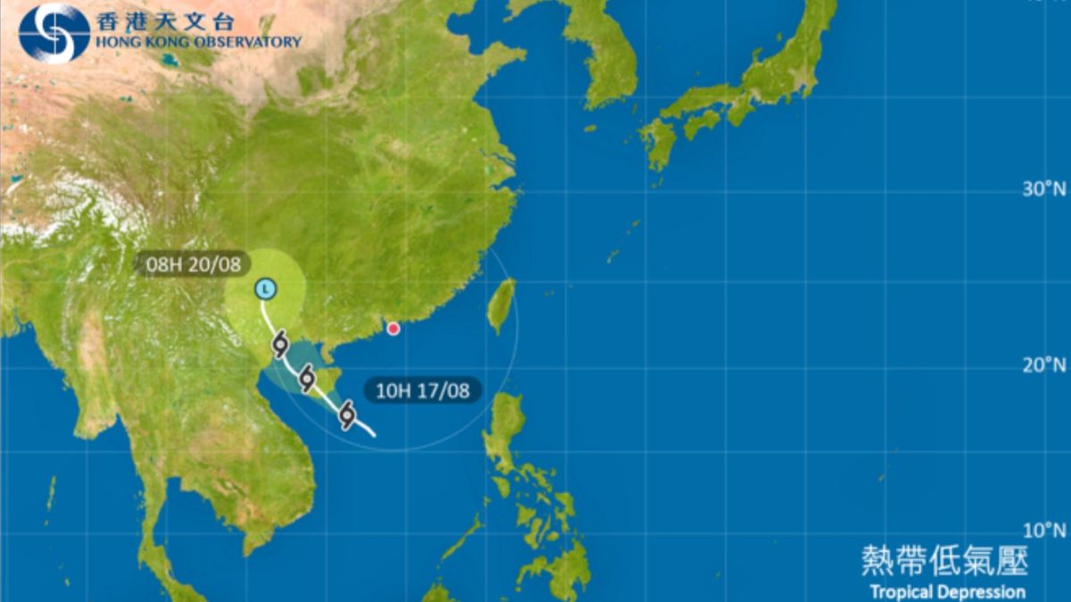 香港天文台：一號風球至少維持至今晚8時｜兩合因素評估是否需要改發三號風球