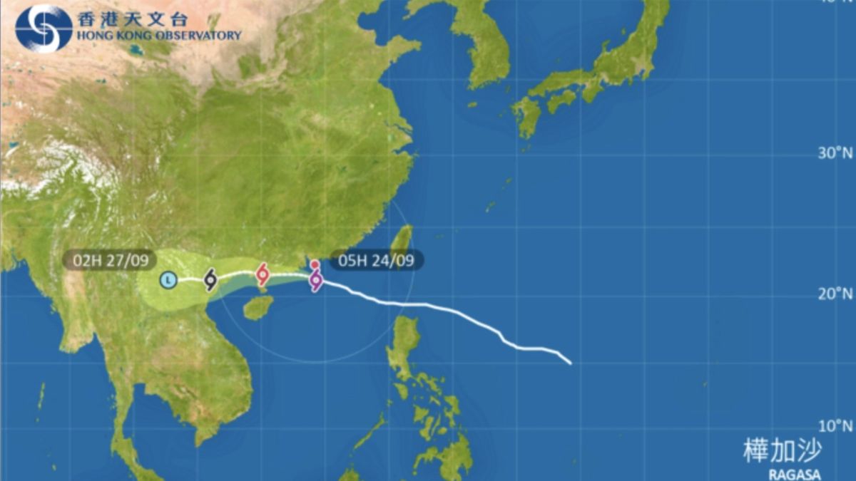 香港天文台：十號風球會維持一段時間，本港水位普遍開始上升