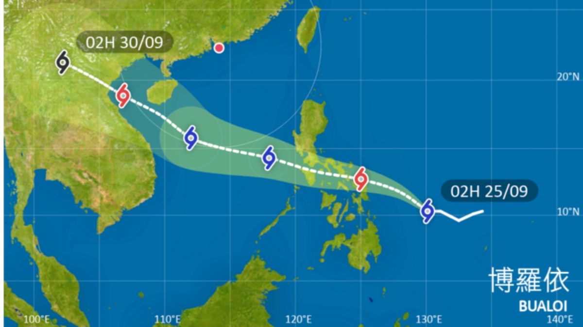 天文台：樺加沙遠離！強烈熱帶風暴博羅依週日踏入香港800公里範圍