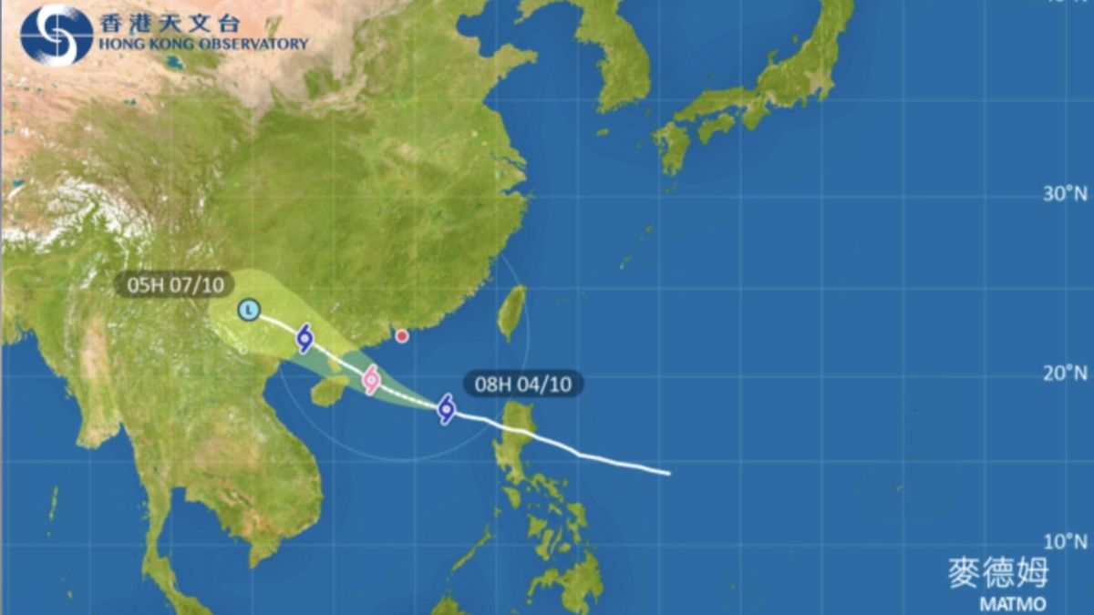 香港天文台：正午十二時至下午二時之間改發三號風球｜三個因素評估需否今晚改發八號風球
