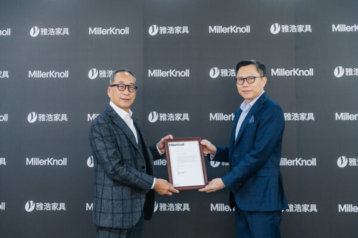 雅浩家具引領台灣辦公空間升級，攜手MillerKnoll打造設計新里程碑
