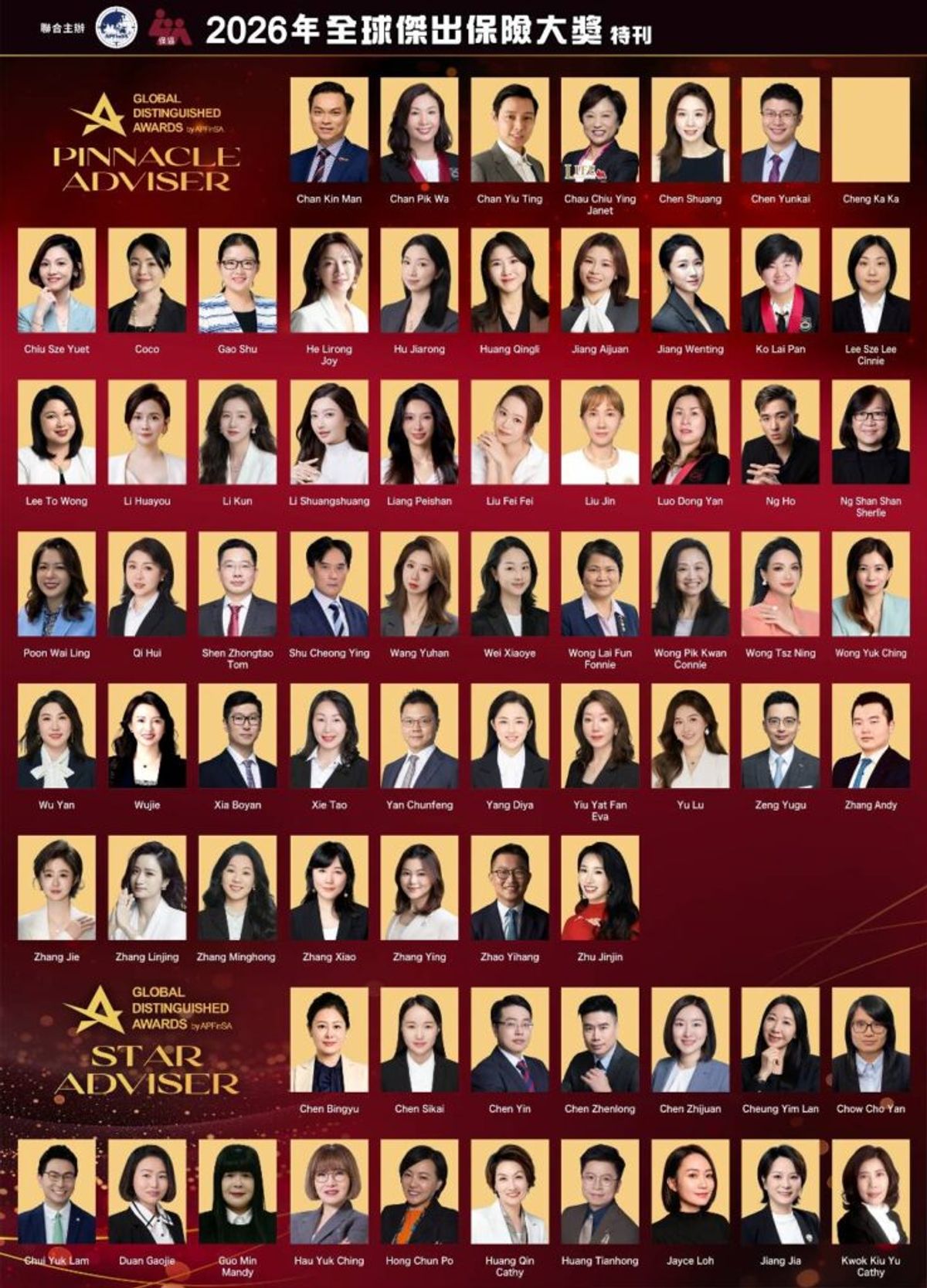 「全球傑出保險大獎」Global Distinguished Awards (GDA)