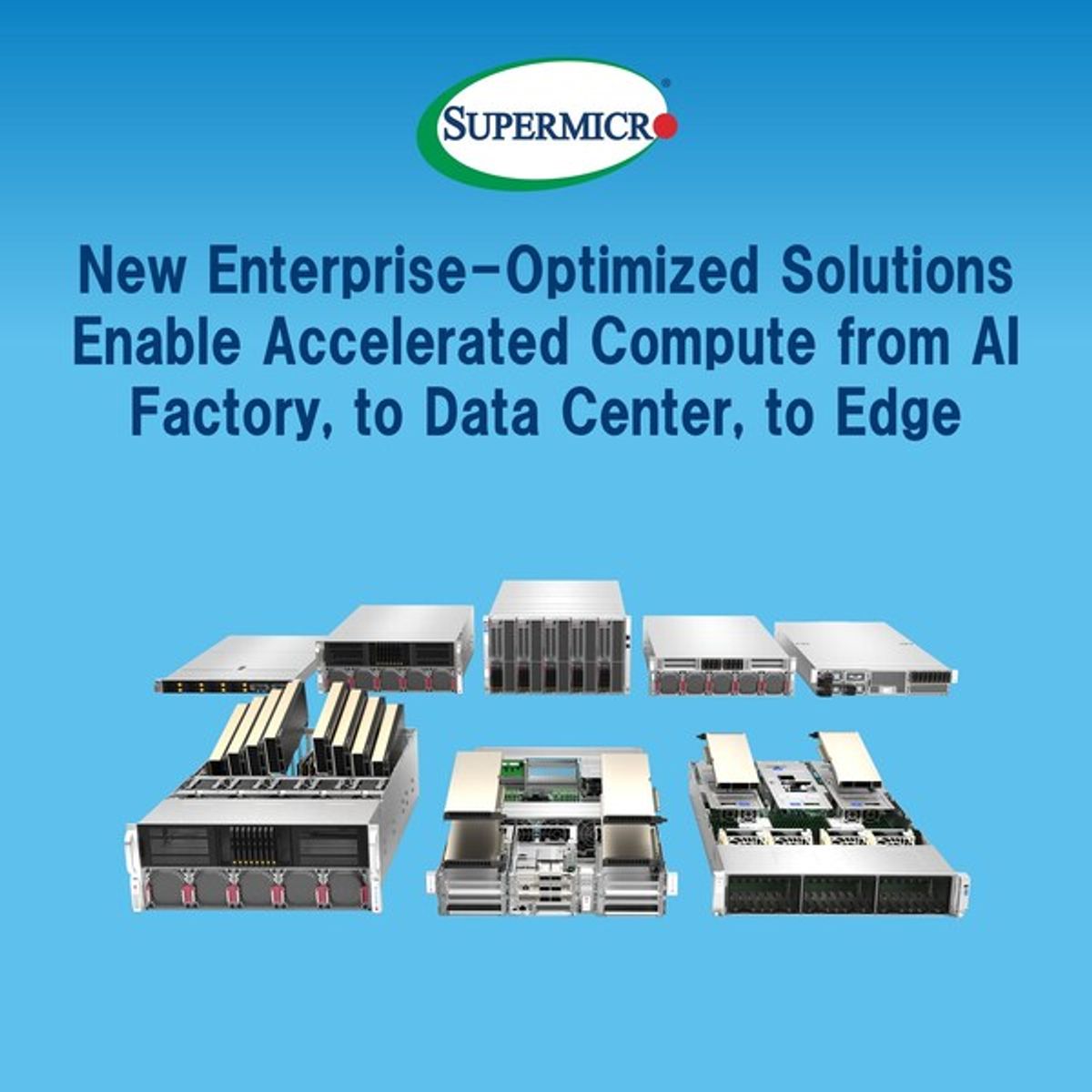 Supermicro 擴充產品陣容，加入 NVIDIA RTX PRO Blackwell Server Edition GPU，以助企業在 ...