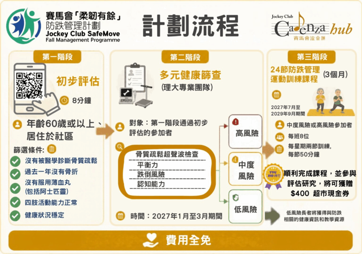 理大長者防跌班 ｜計劃流程